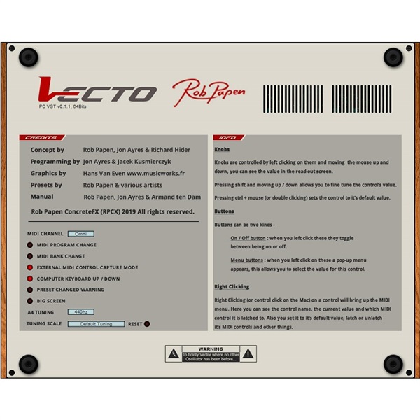Rob Papen Vecto (代引不可)(オンライン納品) 画像1