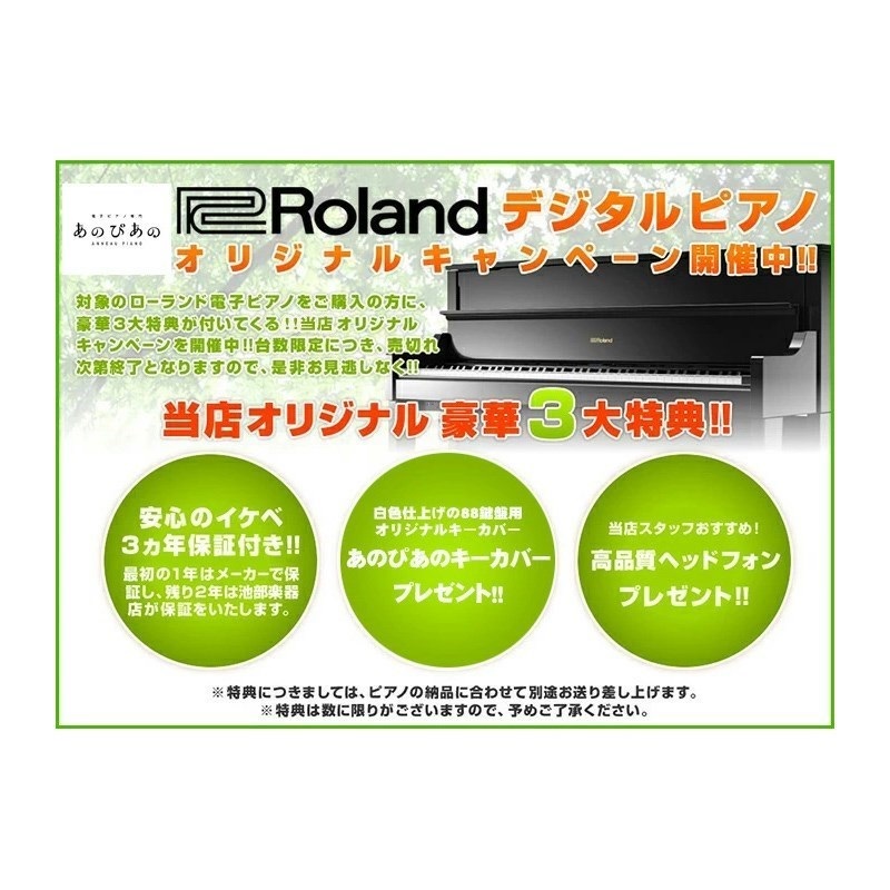 Roland HP704-WHS(ホワイト)(当店限定・3年保証)【豪華3大特典＋汎用
