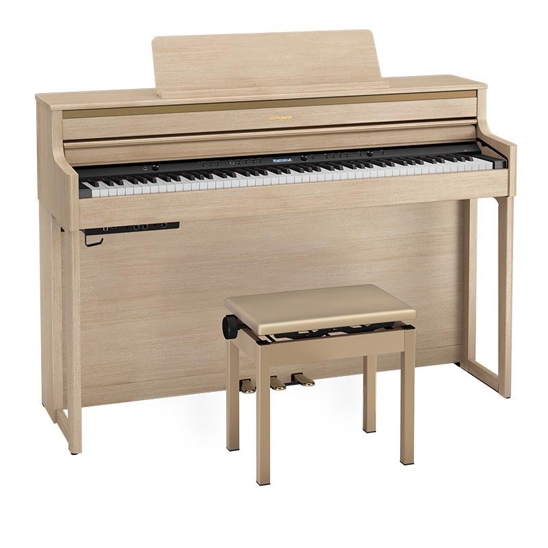 Roland 【9月中旬以降据付予定】HP704-LAS（ライトオーク調仕上げ）(当店限定・3年保証)【豪華特典つき】【全国配送設置無料/沖縄・離島除く】(電子ピアノ) 画像1