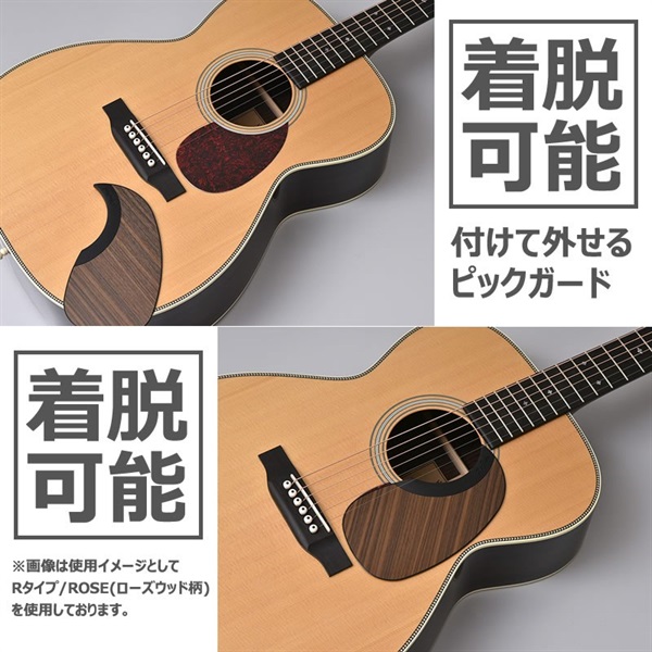Tim Bud Free Picking 着脱式ピックガード [Rタイプ／BK(ブラック)] 画像3