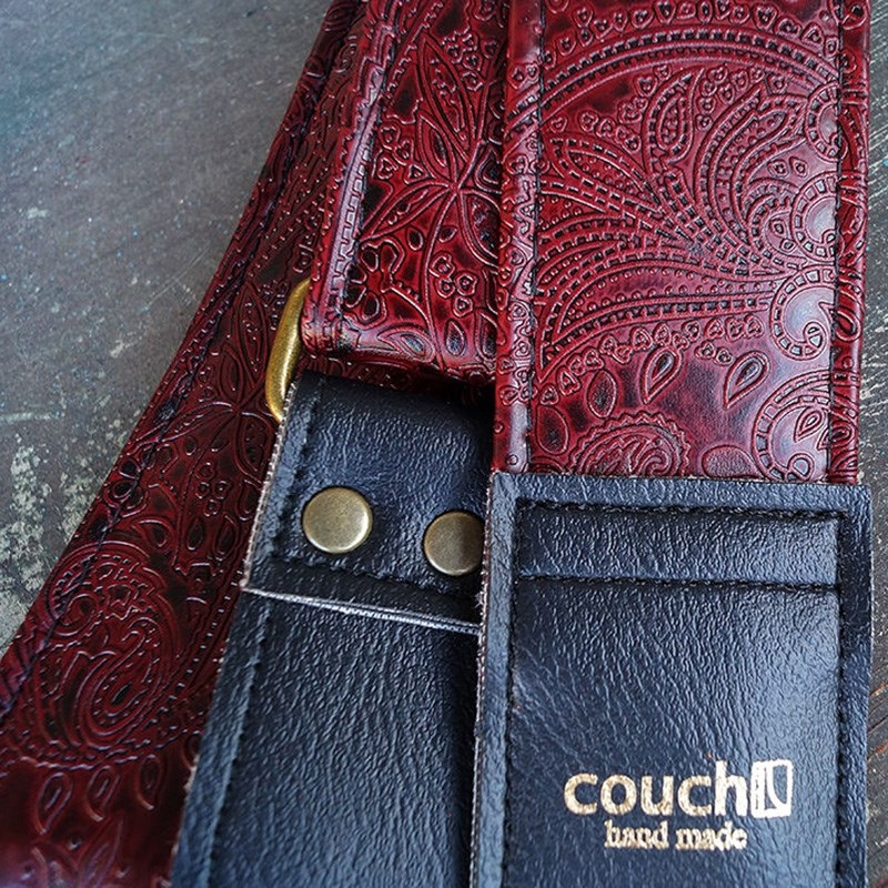 Couch Guitar Strap Paisley Oxblood ｜イケベ楽器店オンラインストア