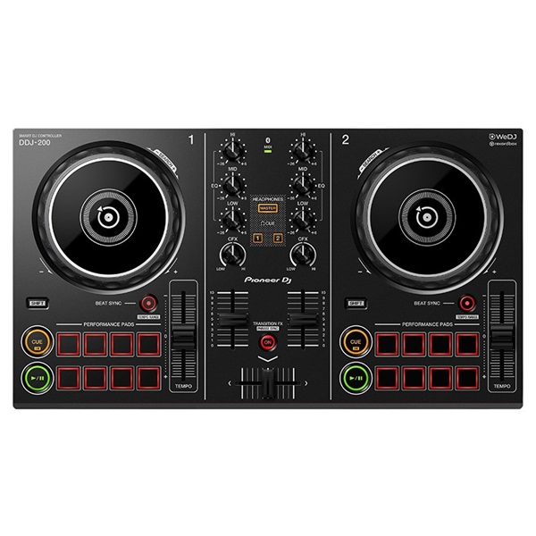 Pioneer DJ DDJ-200 + ATH-S100WHヘッドホン DJ初心者セット【ご購入 