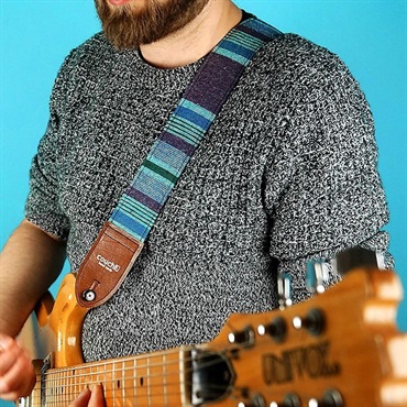 Couch Guitar Strap Ultra VioletSky Mexican Blanket 画像3
