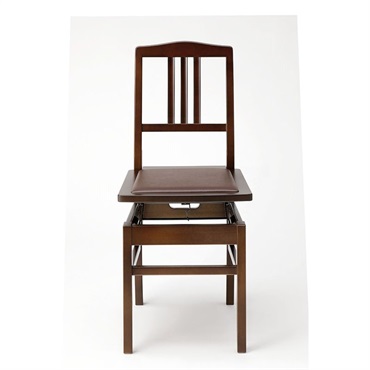 甲南 NO.5 ウォルナット塗 (ピアノ椅子 背付きタイプ)【日本製】【お取寄せ商品】【代引不可】【沖縄・離島送料別途見積】 画像2