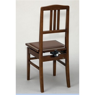 甲南 NO.5 ウォルナット塗 (ピアノ椅子 背付きタイプ)【日本製】【お取寄せ商品】【代引不可】【沖縄・離島送料別途見積】 画像3