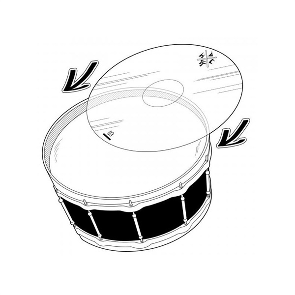 DRUMMERS TOP TEAM DRUM EFFECT SHEET 03 (0.3mm) / Tom set (10，12，13，16インチ) 画像1