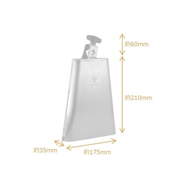 TYCOON PERCUSSION TWT-BC [Brushed Chrome Mountable Cowbell / Mambo Bell] 画像3