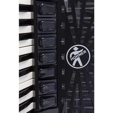 Hohner HOHNER ホーナー アコーディオン 入門向け ピアノ式 41鍵盤 大型 Bravo III 120 BLK カラー：ブラック 画像1