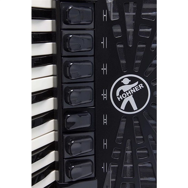 Hohner HOHNER ホーナー アコーディオン 入門向け ピアノ式 41鍵盤 大型 Bravo III 120 BLK カラー：ブラック 画像1
