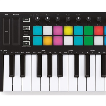 NOVATION 【GW激得セール】Launchkey Mini MK3(ノベーション)(ラウンチキー)(USB・MIDIコントローラー)【NKS対応製品Komplete 15 Selectバウチャー無償提供】 画像1