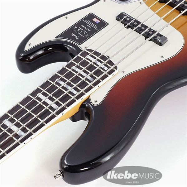 Fender USA American Ultra Jazz Bass V (Ultraburst/Rosewood 