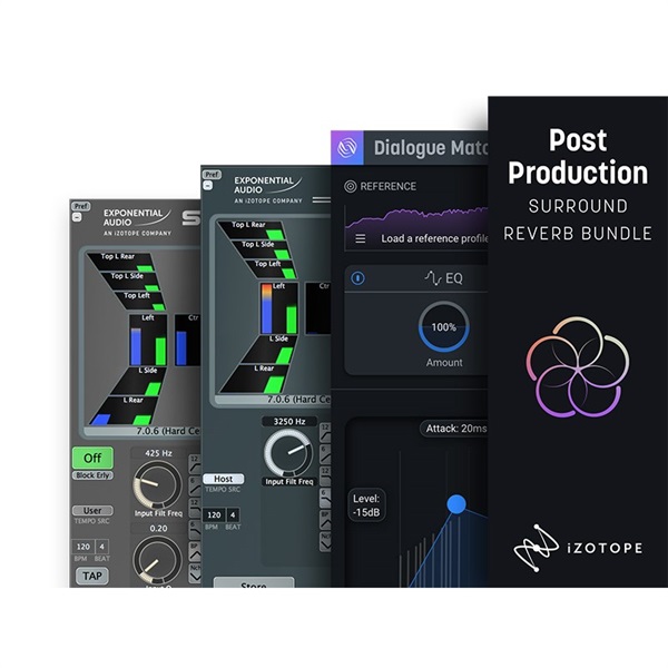 iZotope 【クロスグレード版】Post Production Surround Reverb Bundle