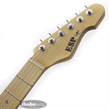 ESP SNAPPER-CTM Poplar Burl (Nebula Black Burst/Hard Maple) 【即納可能】 画像8