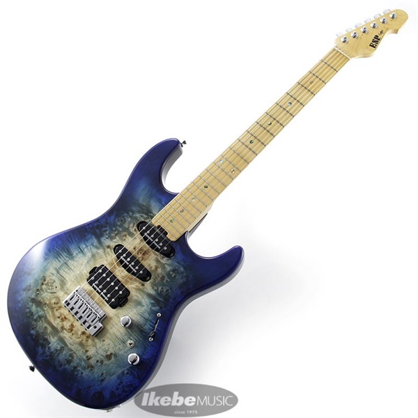 ESP SNAPPER-CTM Poplar Burl (Nebula Blue Burst/Hard Maple) 【即納可能】 画像1