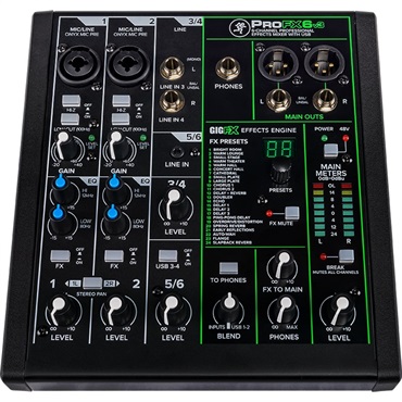 MACKIE ProFX6v3【USB端子内蔵アナログミキサー】 ｜イケベ楽器