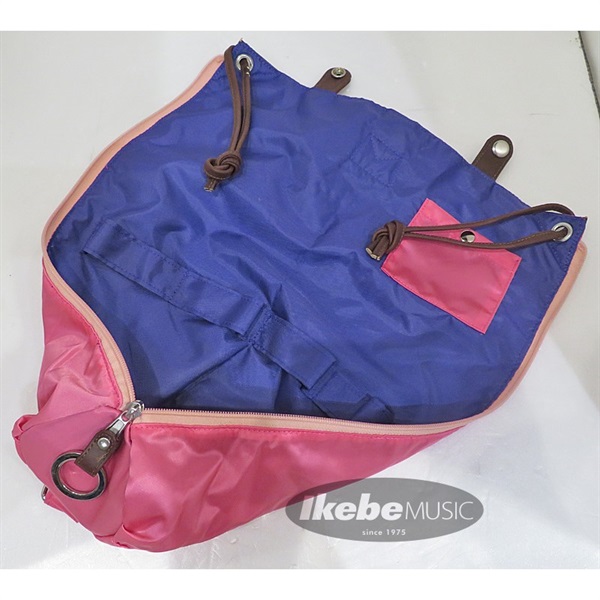 Ikebe Original Smart Stick Bag Pink / Purple 【在庫処分特価品/革部分の劣化等あり】 画像1