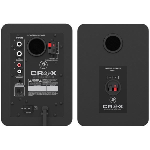 MACKIE 【史上最大決算セール】CR4-X(ペア)(アンプ内蔵モニタースピーカー)(マッキー) 画像3