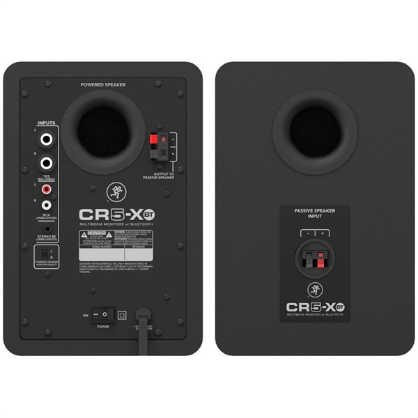 MACKIE 【創業50周年大決算SALE】CR5-XBT(ペア)(Bluetoothワイヤレス対応・アンプ内蔵モニタースピーカー)(マッキー) 画像2