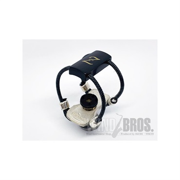 Zac 【お取り寄せ商品】アルトサックス用リガチャー Zac Ligature(ザック・リガチャー)ソリッドシルバー/エボニー【ZL4216】 画像1