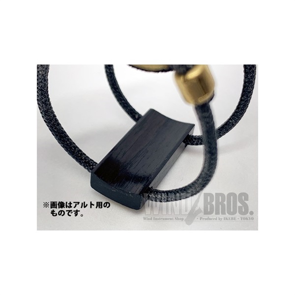 Zac アルトサックス用リガチャー Zac Ligature（ザック・リガチャー)ブラス24KGP/エボニー【ZL3216】 画像3