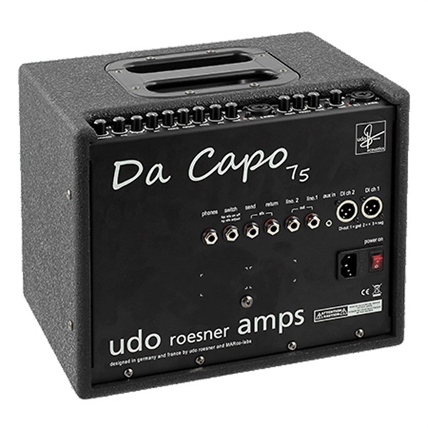 Udo Roesner Amps 【緊急値下げ！！】【創業50周年大決算SALE】[即納可能] Da Capo 75 [エレアコアンプ] 画像4