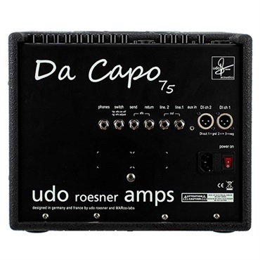 Udo Roesner Amps 【緊急値下げ！！】【創業50周年大決算SALE】[即納可能] Da Capo 75 [エレアコアンプ] 画像6