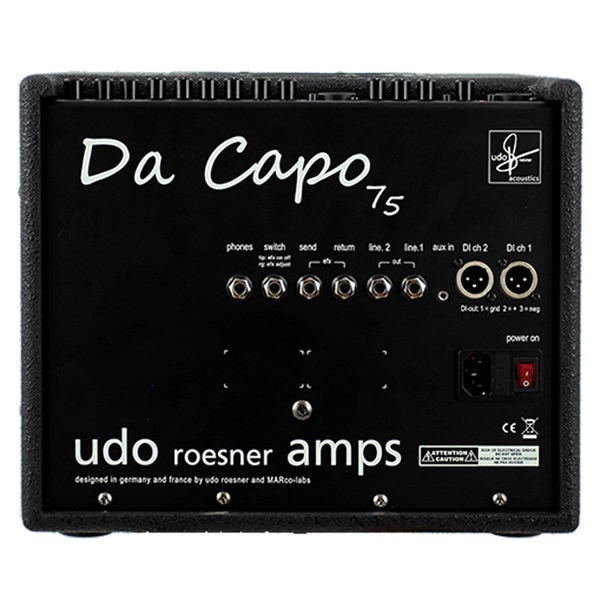 Udo Roesner Amps 【緊急値下げ！！】【創業50周年大決算SALE】[即納可能] Da Capo 75 [エレアコアンプ] 画像6