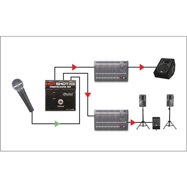 Radial HotShot DM1【お取り寄せ商品】 ｜イケベ楽器店