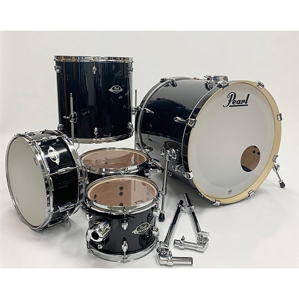 Pearl EXX725SP/C #31 [EXPORT スタンダードサイズドラムシェルセット / Jet Black]【シンバル＆ハードウェア＆スティック別売】 画像1
