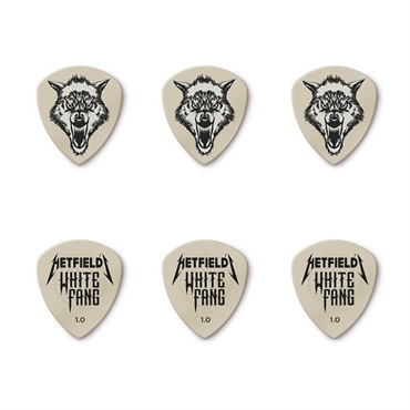 Dunlop (Jim Dunlop) HETFIELD'S WHITE FANG (PH122T100) ピックケースセット [ピック6枚入り/厚さ1.0mm] 画像1