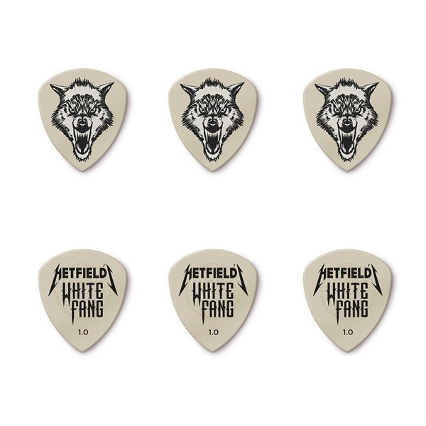 Dunlop (Jim Dunlop) HETFIELD'S WHITE FANG (PH122T100) ピックケースセット [ピック6枚入り/厚さ1.0mm] 画像1