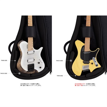 basiner 【創業50周年大決算SALE】 BRISQ-HG Charcoal Grey [ヘッドレスギター用ケース] 画像4