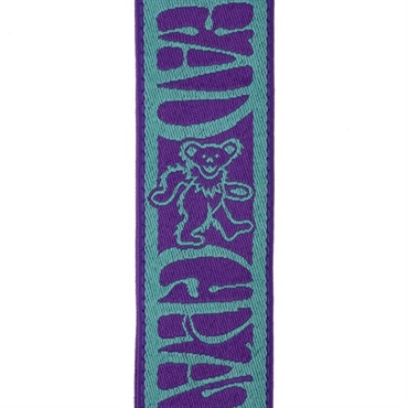 D’Addario 【ブラックフライデーセール】 Grateful Dead Woven Strap Dancing Bears (Teal/Purple)[50GD03] 画像1