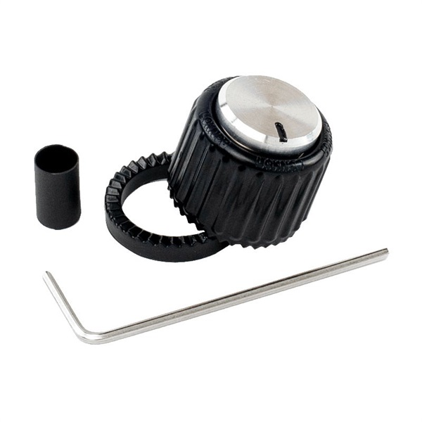 D’Addario LokNob Large - Black/Silver [PW-LNL-01BS] 画像1
