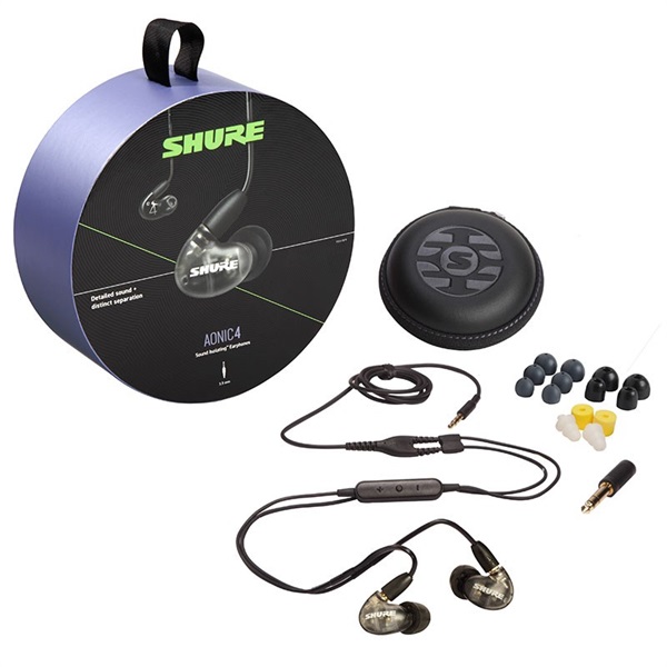 SHURE AONIC4(SE42HYBK+UNI-A)(ブラック)(国内正規品・2年間保証) 画像1
