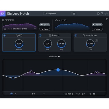 iZotope Dialogue Match EDU(アイゾトープ)(ダイアローグマッチ)(アカデミック版)(代引不可)(オンライン納品) 画像2