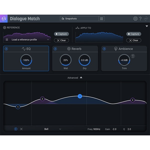 iZotope Dialogue Match EDU(アイゾトープ)(ダイアローグマッチ)(アカデミック版)(代引不可)(オンライン納品) 画像2