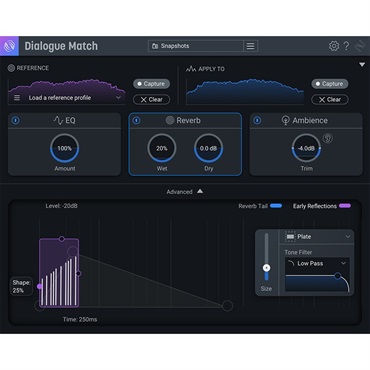 iZotope Dialogue Match EDU(アイゾトープ)(ダイアローグマッチ)(アカデミック版)(代引不可)(オンライン納品) 画像3
