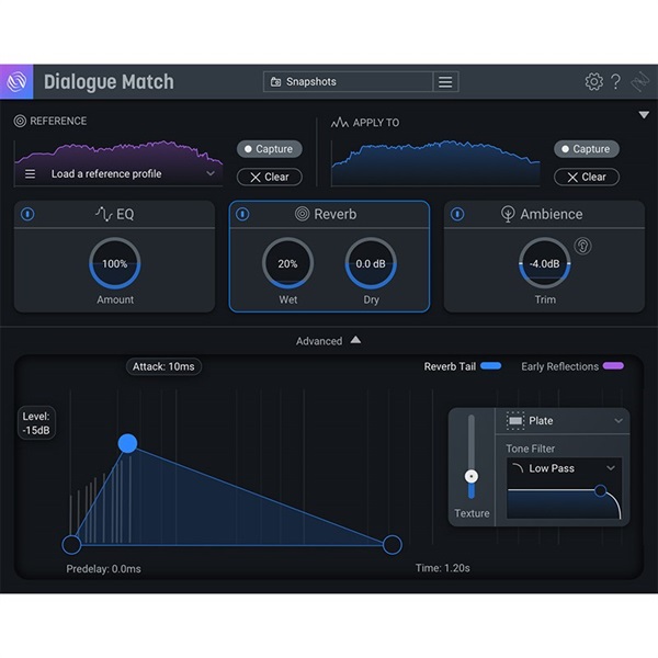 iZotope Dialogue Match EDU(アイゾトープ)(ダイアローグマッチ)(アカデミック版)(代引不可)(オンライン納品) 画像4