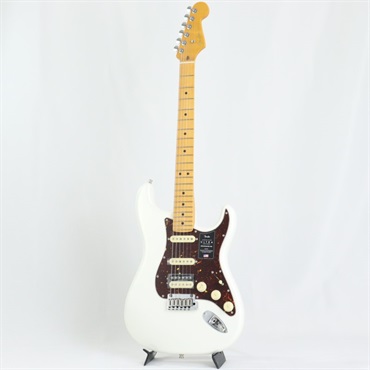 Fender USA American Ultra Stratocaster HSS (Arctic Pearl/Maple) 画像1