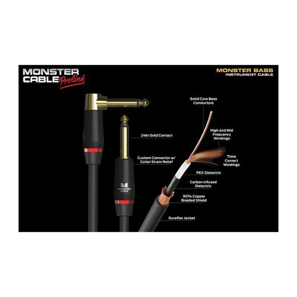 MONSTER CABLE Monster Bass Instrument Cable M BASS2-12A S/L (3.6m ...