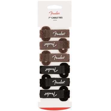 Fender USA 【大決算セール】 CABLE TIES 7 BLACK/BROWN (#0990820111) 画像1