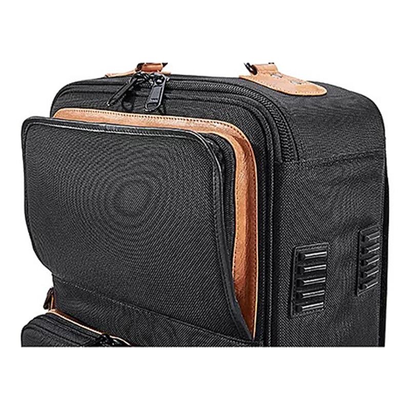 GARD BAGS ガードバッグス / エリートシリーズ 5-ECSK トランペット用トリプル ケース / ブラック コーデュラ ナイロン・ブラウン レザー トリム 画像3