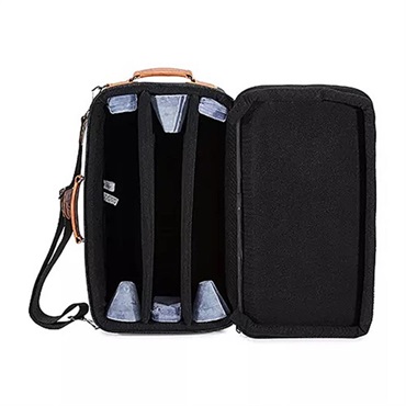 GARD BAGS ガードバッグス / エリートシリーズ 5-ECSK トランペット用トリプル ケース / ブラック コーデュラ ナイロン・ブラウン レザー トリム 画像4