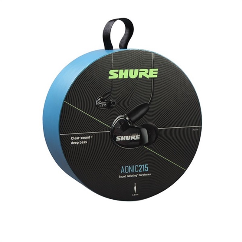 SHURE AONIC215(SE215DYBK+UNI-A)(トランスルーセントブラック)(国内正規品2年保証)(シュア) 画像2