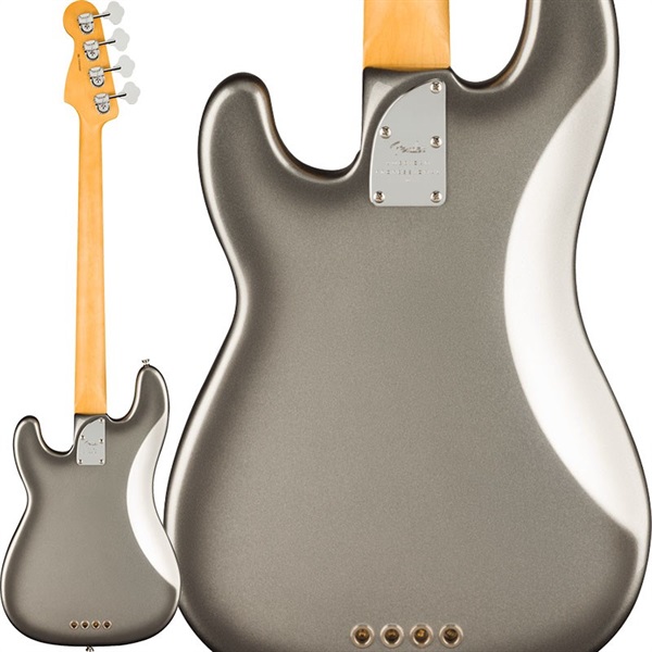 Fender USA American Professional II Precision Bass (Mercury/Rosewood) 【値上げ前旧価格品】 【GW激得セール】 画像1