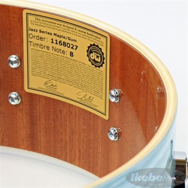 dw DW-MJ1455SD/FP-PBOY/C [Jazz Series Maple/Gum 14×5.5 / Pale Blue Oyster Finish Ply] 画像7