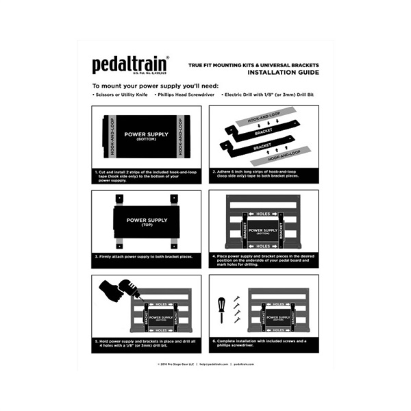 Pedal Train PT-TFMK-SM [Novo/Terra用、電源ユニット用マウントキット] 画像1