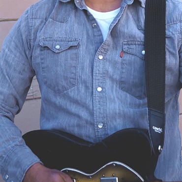 Couch Guitar Strap Vintage Volkswagen Black 画像3