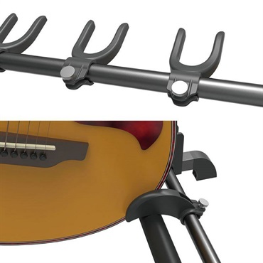 GUITTO GGS-07 [仕切り可変型 複数本立てギタースタンド] 画像3